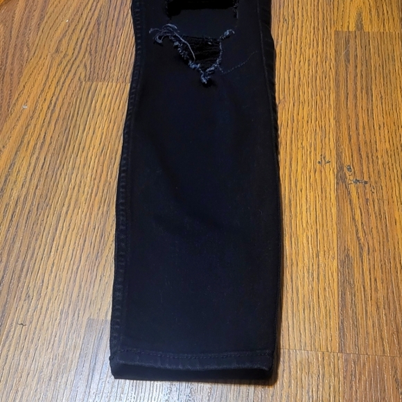 Hollister California Black Ripped Skinny Jeans - Size 9S (W29 L26) Short - Picture 3 of 12